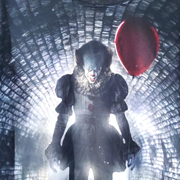 Stephen Kings IT Pennywise the Clown Double Side Print Unbranded Mens Size 2XL - Picture 6 of 13